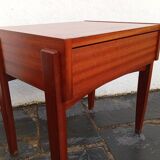 Pair of Scandinavian teak bedside tables