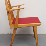 1950s armchair in beechwood