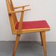 Fauteuil des années 1950 en bois de hêtre