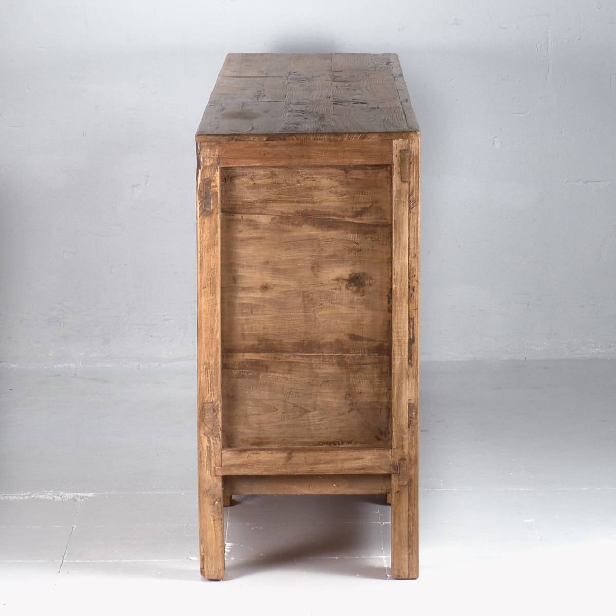 Antique wooden three-door sideboard (circa 1920)
