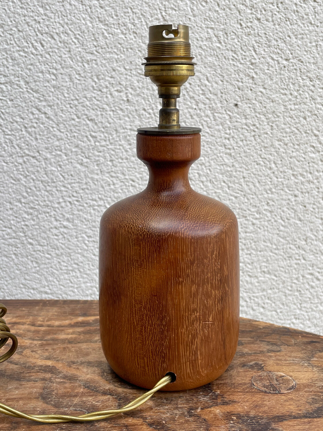 Vintage Danish teak lamp 60's