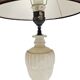 Art Deco alabaster bedside lamp, Belgium, 1950s