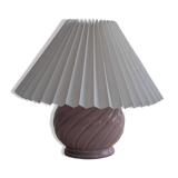 Candy pink ceramic lamp