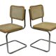 Set of 4 chairs Cesca B32 designed by Marcel Breuer design made in Italy