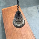 Brutalist ceramic pendant from the mid-century modern period by Judi Kunst.