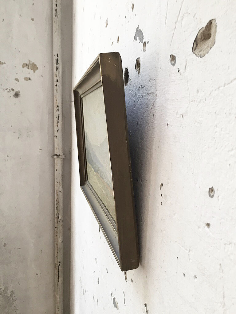 Old oil painting 1917