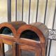 Meuble vitrine exotique 2 portes avec clé