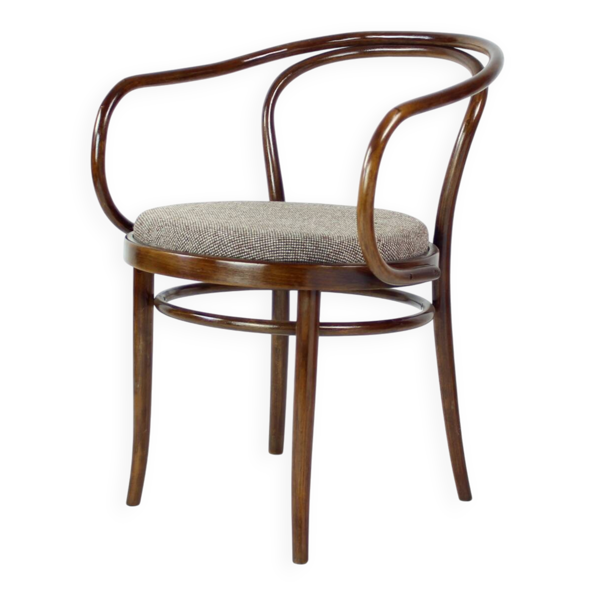 August Thonet No. 30 Bentwood Armchair For Ton, Czechoslovakia, Mid 20th Ce