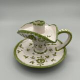 Martres-Tolosane hand candlestick, signed