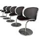Set O-line dining chairs by Herbert Ohl, Wilkhahn 1980s