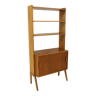 Suspended box teak bookcase, Sweden, 1960