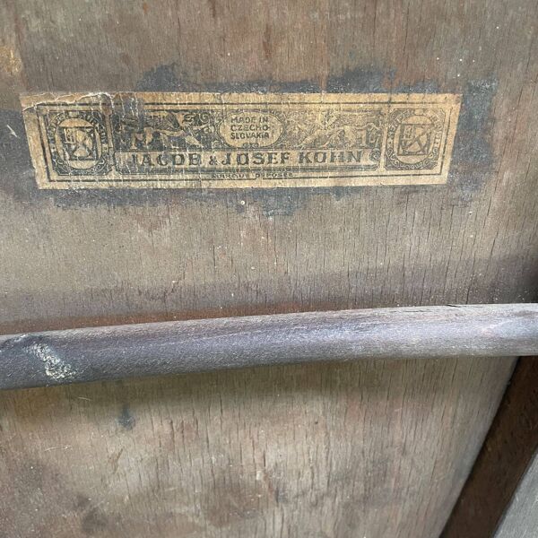 Chaise bistrot en bois par Jacob & Josef Kohn, 1ère moitié du 20e siècle