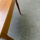 Vintage solid wood desk with removable secretary in colonial style from the 1960s.