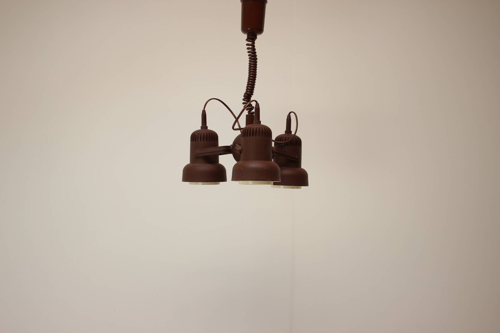 Adjustable Mid Century Chandelier, 1970's, Hungary