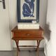 Vintage Scandinavian style bedside table – wood – 1950s/60s