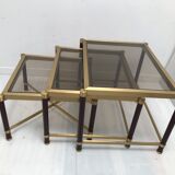 Brass nesting tables from the 60s/70s