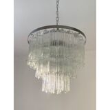 Sputnik chandelier in Murano glass, Mazzega style,