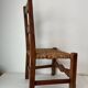 Chaise enfant bois et paille