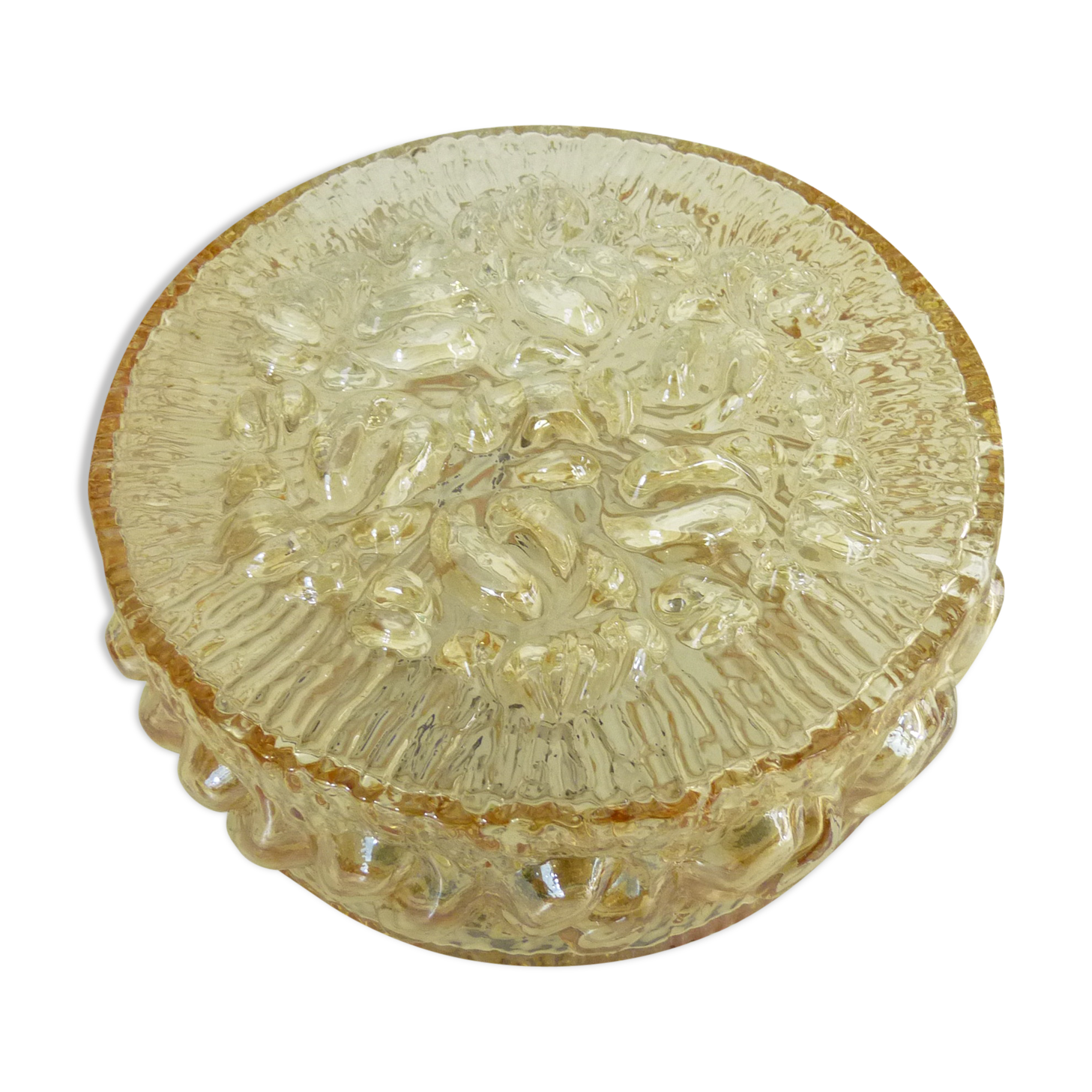 vintage amber glass ceilling