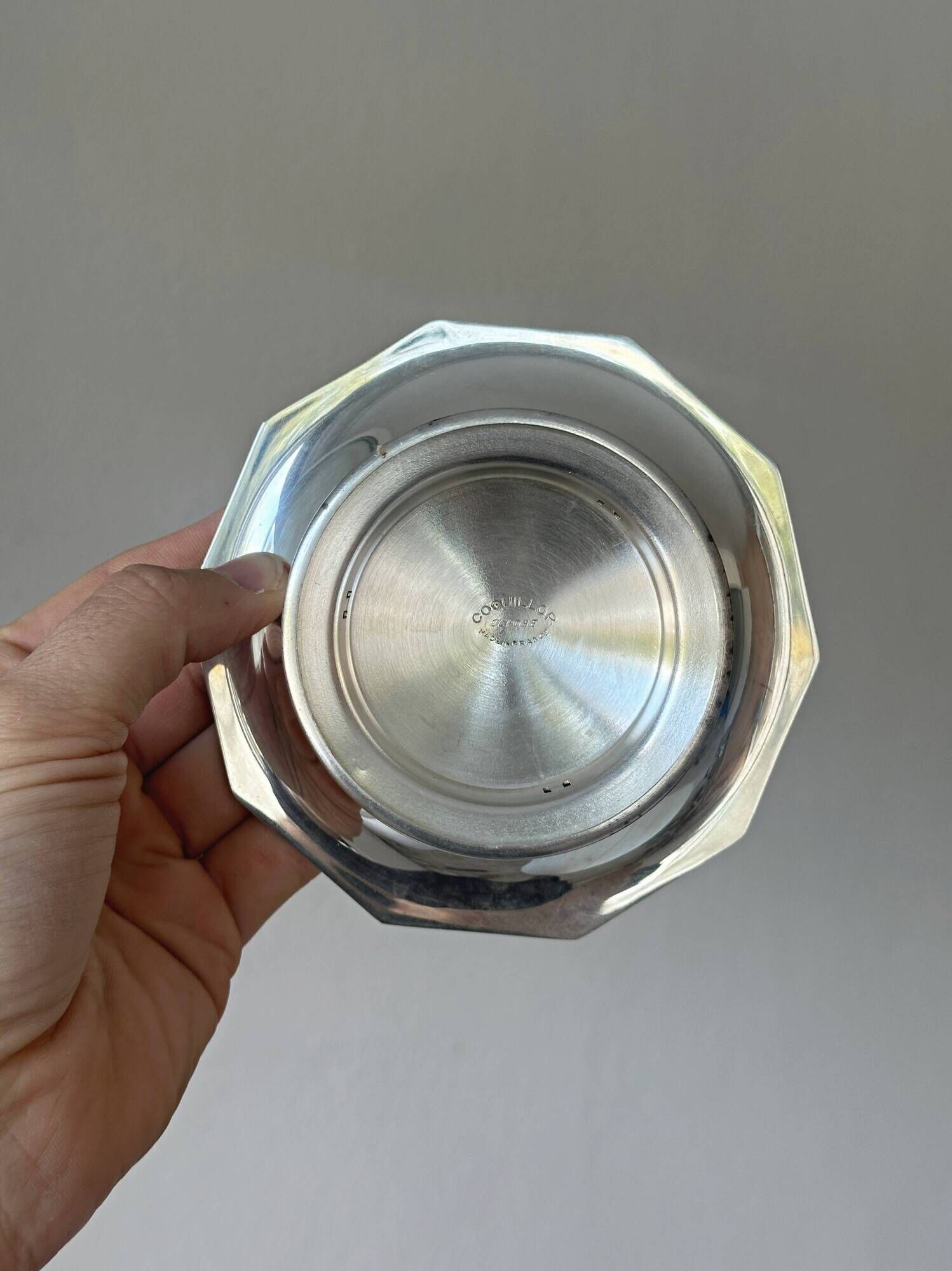 1950s metal butter dish.