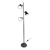 Black floor lamp with 3 spotlights