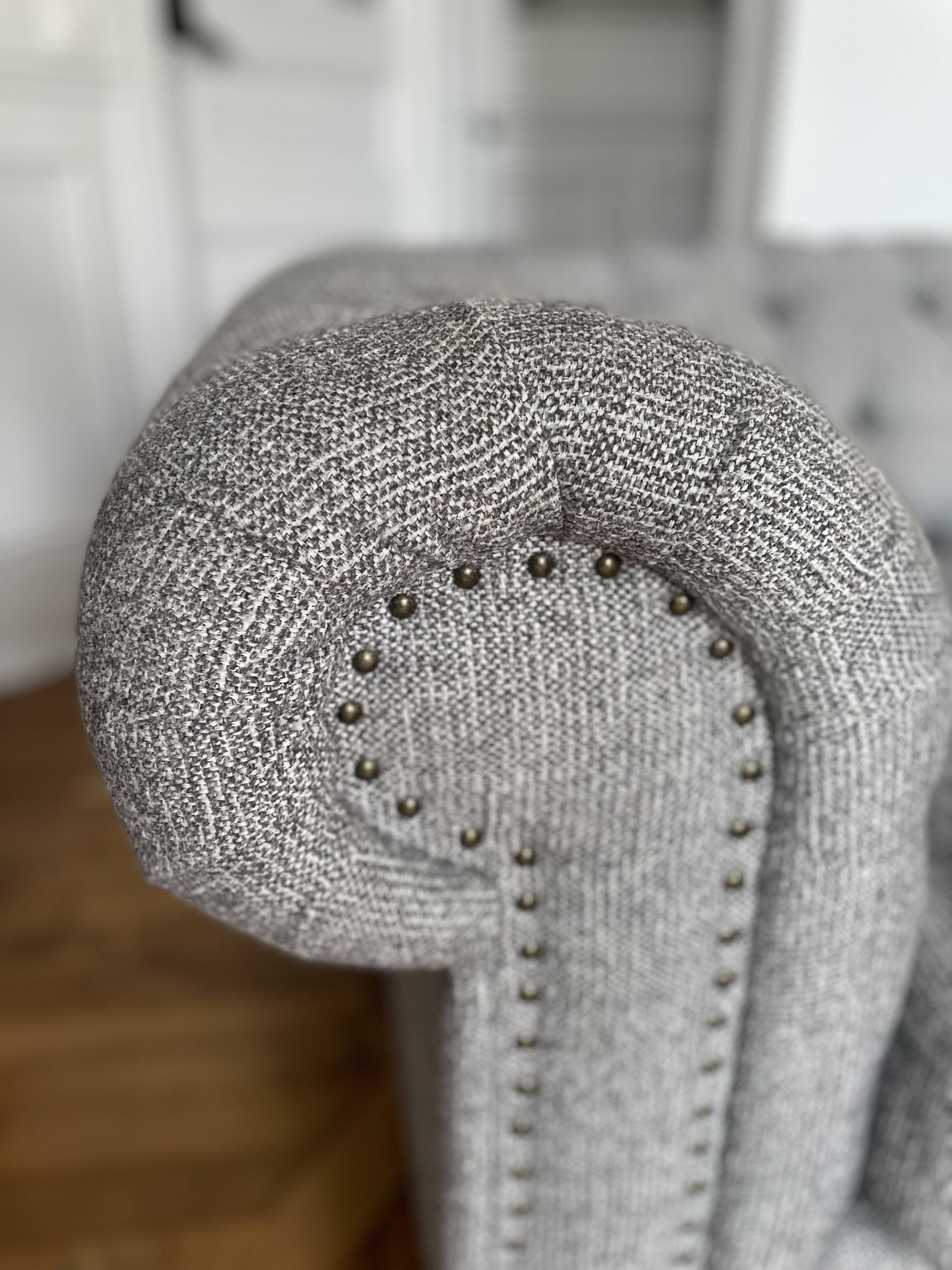 Chesterfield fabric sofa sneak Maison Saulaie - 2 seater