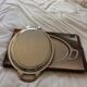 Oval top with stainless steel handles
