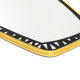 Miroir avec modèle gométrique 60s 70s mid century modern design 31x69cm