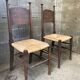 Pair of chairs by E G Punnett edition William Birch circa 1910