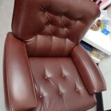Vintage leather armchair