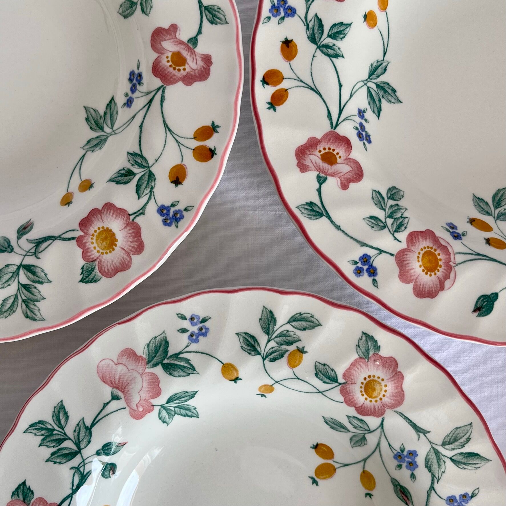 4 English Hollow Plates The Chartwell Collection Churchill England