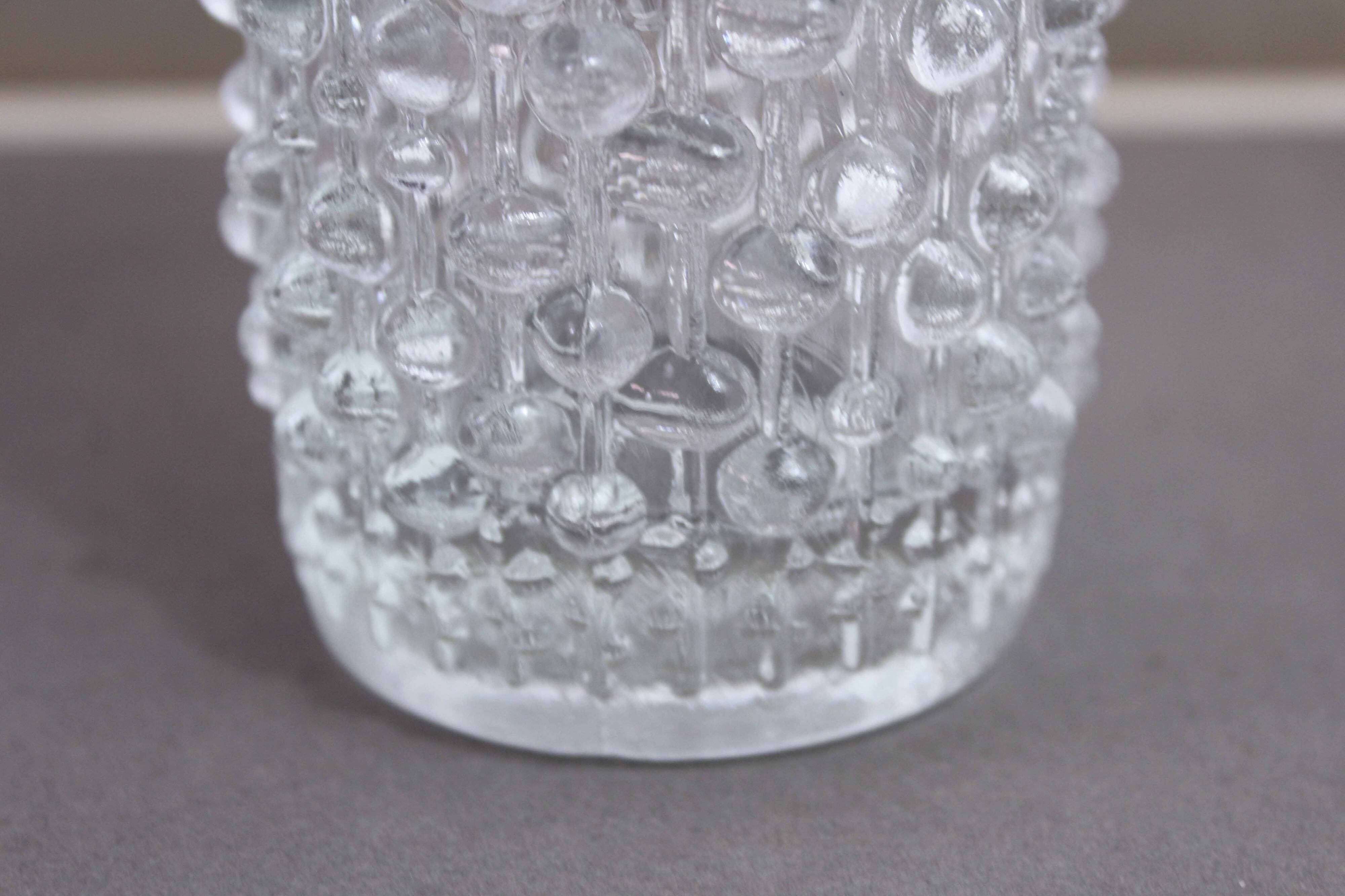 Glass vase by Frantisek Peceny for Sklo Union 1970