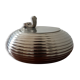 Textured metal ashtray