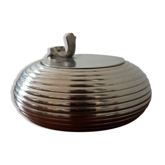 Textured metal ashtray