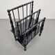 Antique Wooden Bobbin Canterbury Magazine Rack, 1890