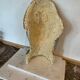 patinated hollow plaster sculpture "Bust of a goddess" XX century