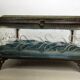 Coffret en verre gravé ancien