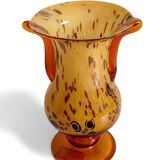 Art Nouveau Opaline Glass Vase by Cristallerie de Clichy, France