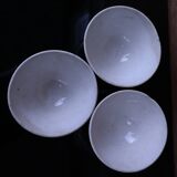 3 small antique earthenware bowls