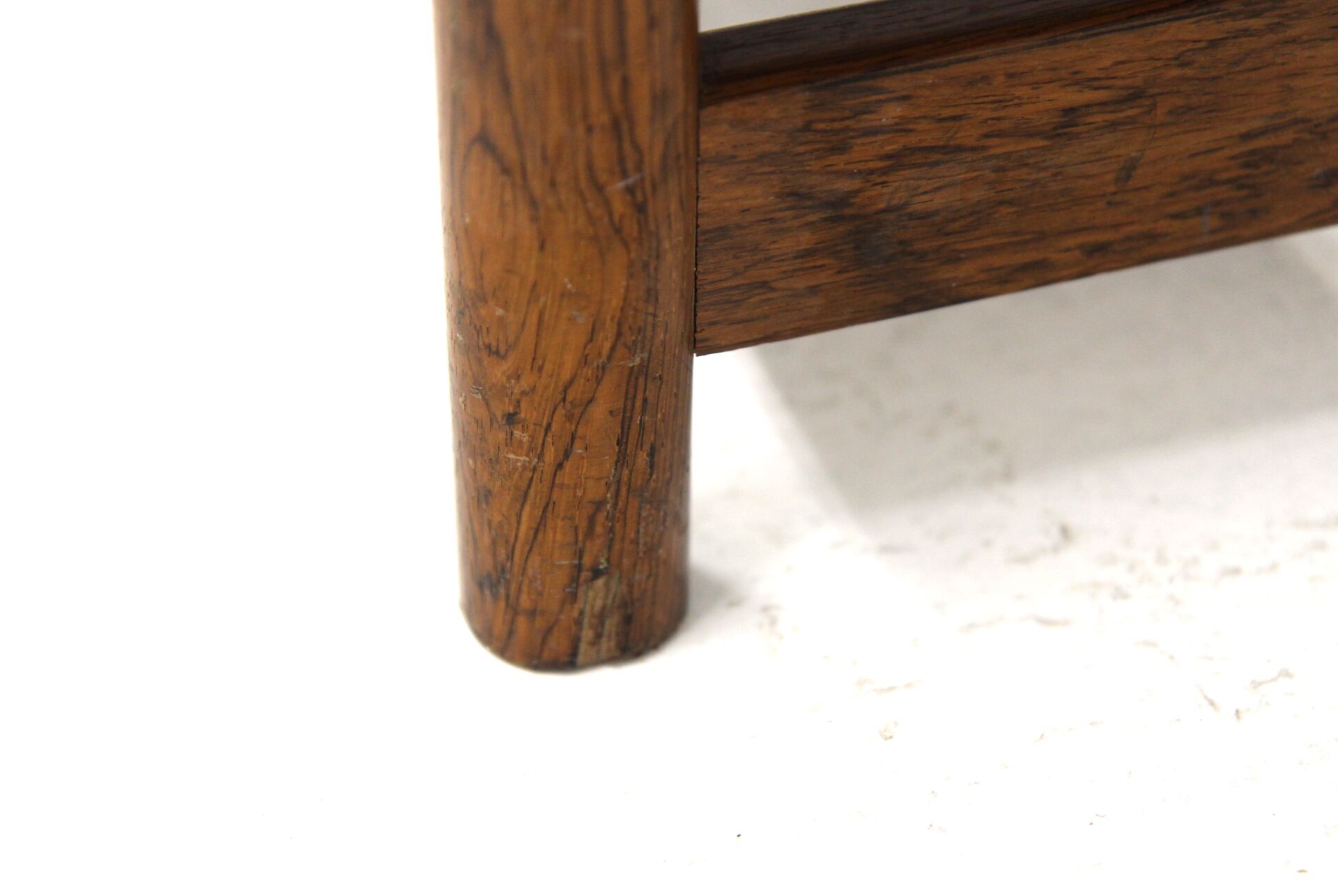 Scandinavian leather sofa 2 seater, Sweden, 1950