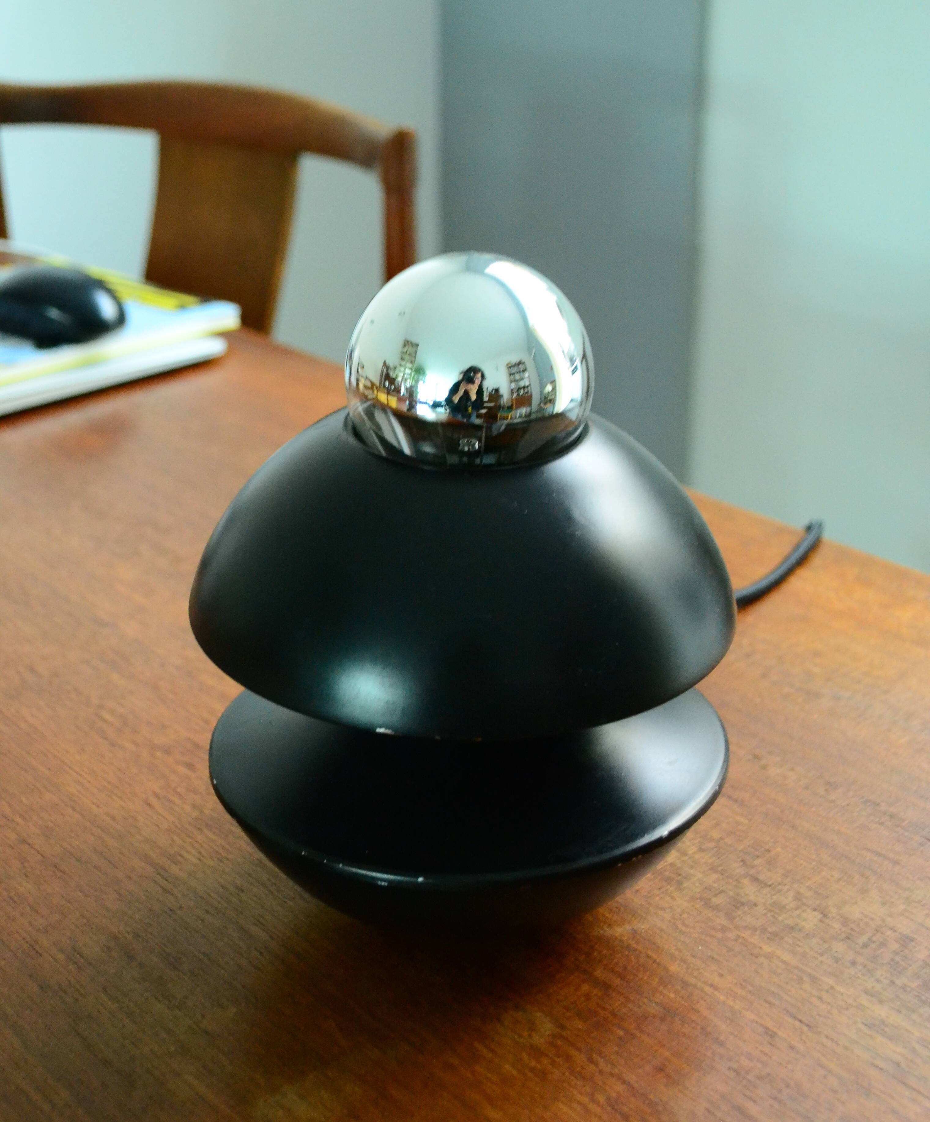 70s modernist lamp Klaus Hampel by Kaiser Leuchten