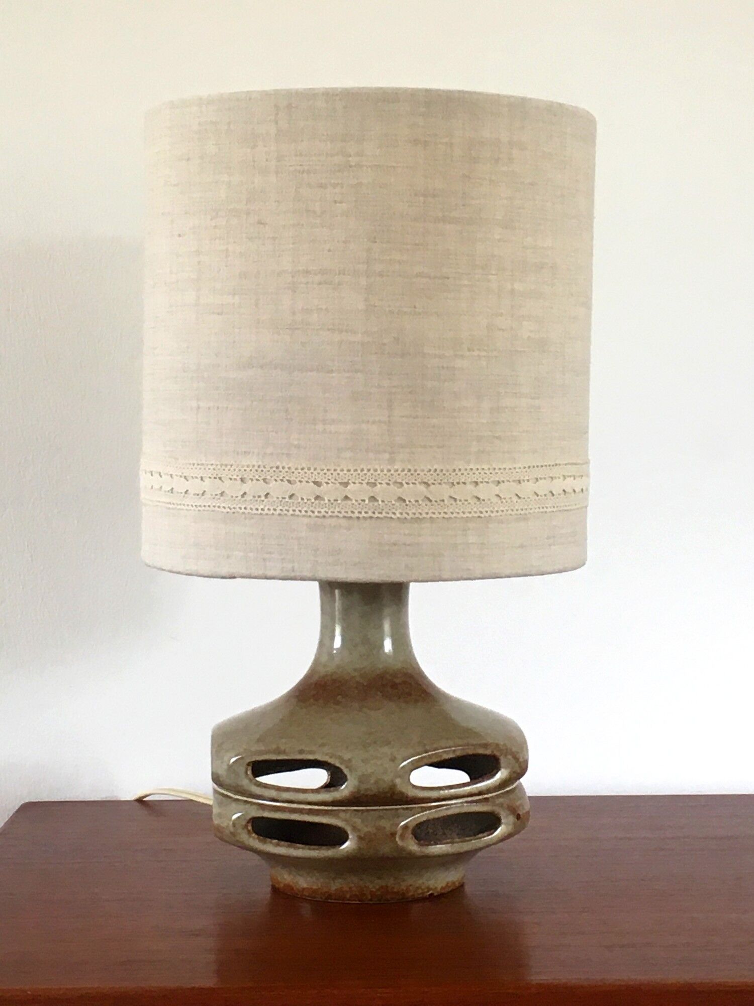 Vintage ceramic lamp West Germany stamped