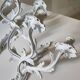 Paire de luminaires en bronze
