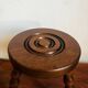Tabouret tripode, porte-plante en bois