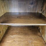 Art Decò display cabinet in walnut burl