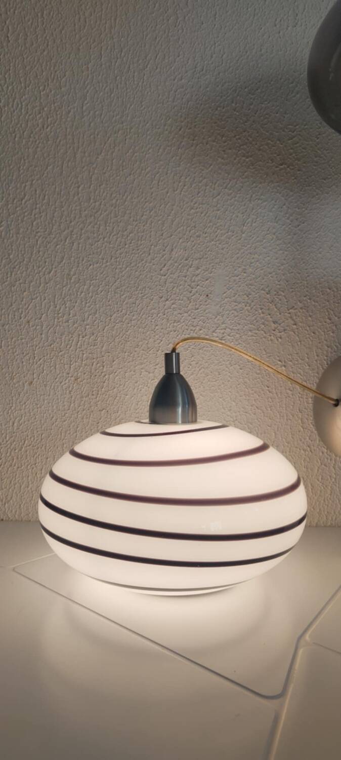 Eglo zebra vintage pendant light 1990-2000