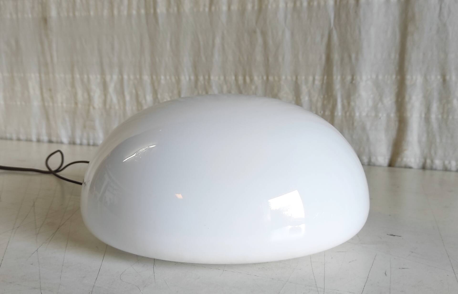 Ceiling light or opaline globe wall light 25 cm - mid 20th century
