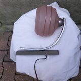 Vintage pink opaline wall lamp