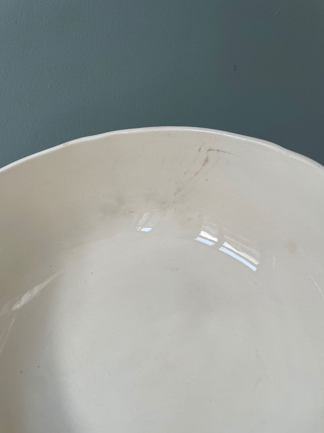 Soupière XIXth earthenware of Gien