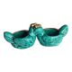 Chicken salt and pepper shaker in slip